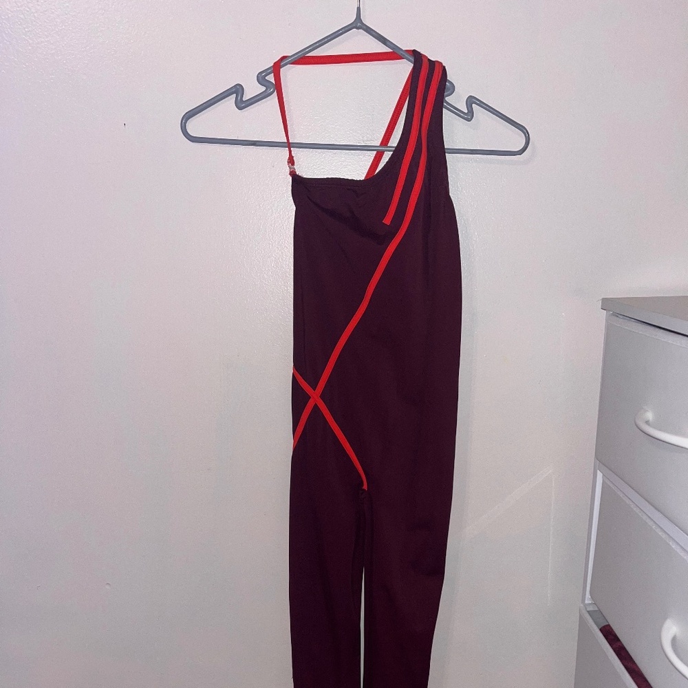 girls contemporary unitard with mesh side